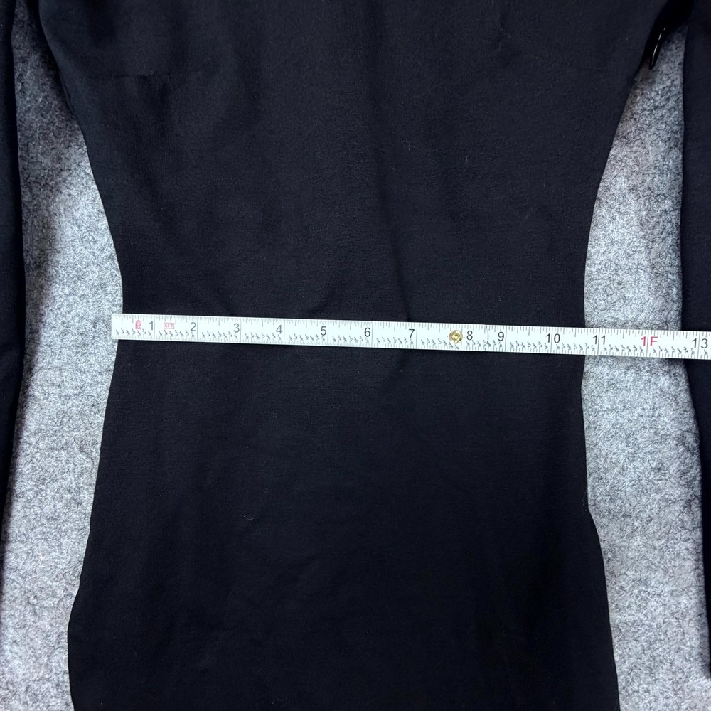 Lulus Va Va Voom Backless Bodycon Dress Womens XS Black LBD Deep V‎ Plunge Back - Picture 3 of 7
